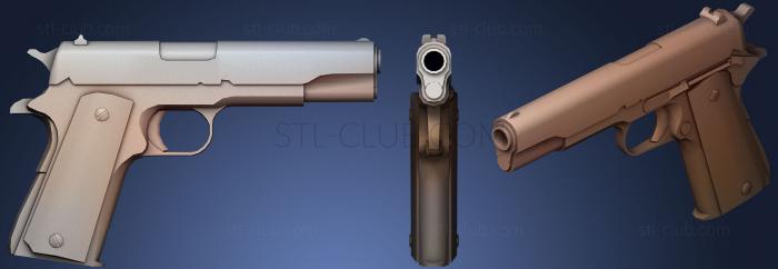 3D модель М1911 (STL)